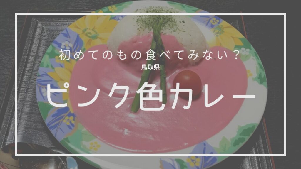 鳥取件　名物　ピンクカレー